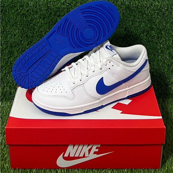 Nike Other - NEW Nike Dunk Low White Blue Athletic Sneakers Men’s Sizes